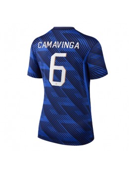 Ženski Nogometna dresi replika Francija Eduardo Camavinga #6 Domači SP 2026 Kratek rokav